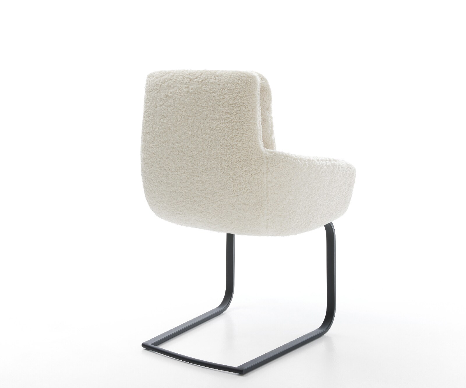 Sledemodel Abelia-Flex met armleuning teddy beige sledemodel vlak zwart 4