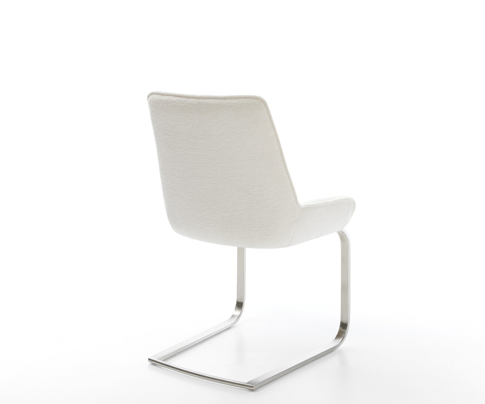 Sledemodel Taimi-Flex bouclé zacht beige sledemodel vlak roestvrij staal 5