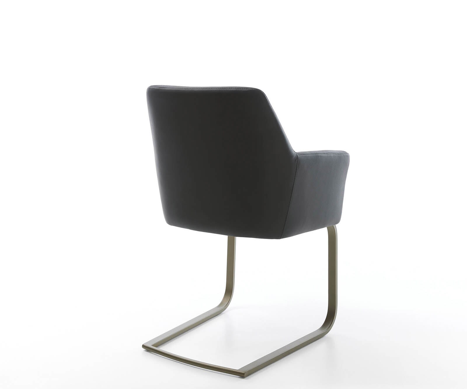 Sledemodel Xana-Flex met armleuning echt leer zwart sledemodel vlak afwerking met titanium pocketveer kern 4 Sledemodel Xana-Flex met armleuning echt leer zwart sledemodel vlak afwerking met titanium pocketveer kern 4