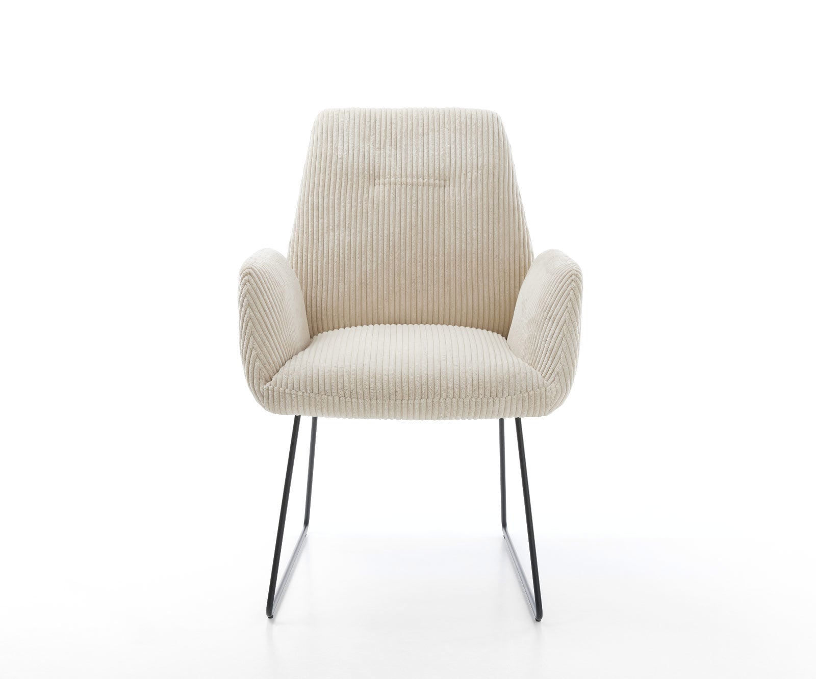 Eetkamerstoel Zoa-Flex koord beige slipframe zwart pocketveer kern 2