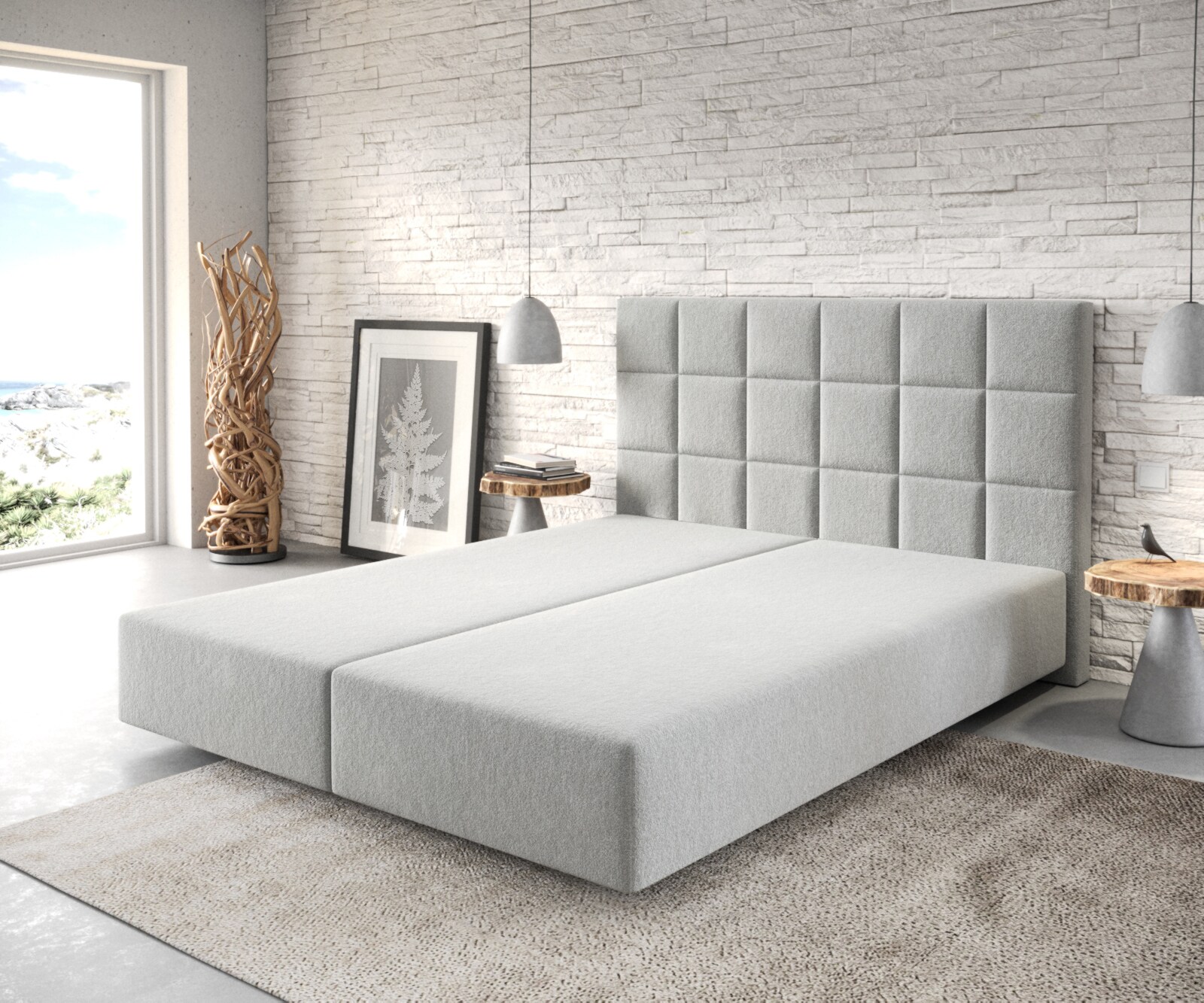 Boxspringframe Dream-Fine zonder matras en topper Bedframe 4