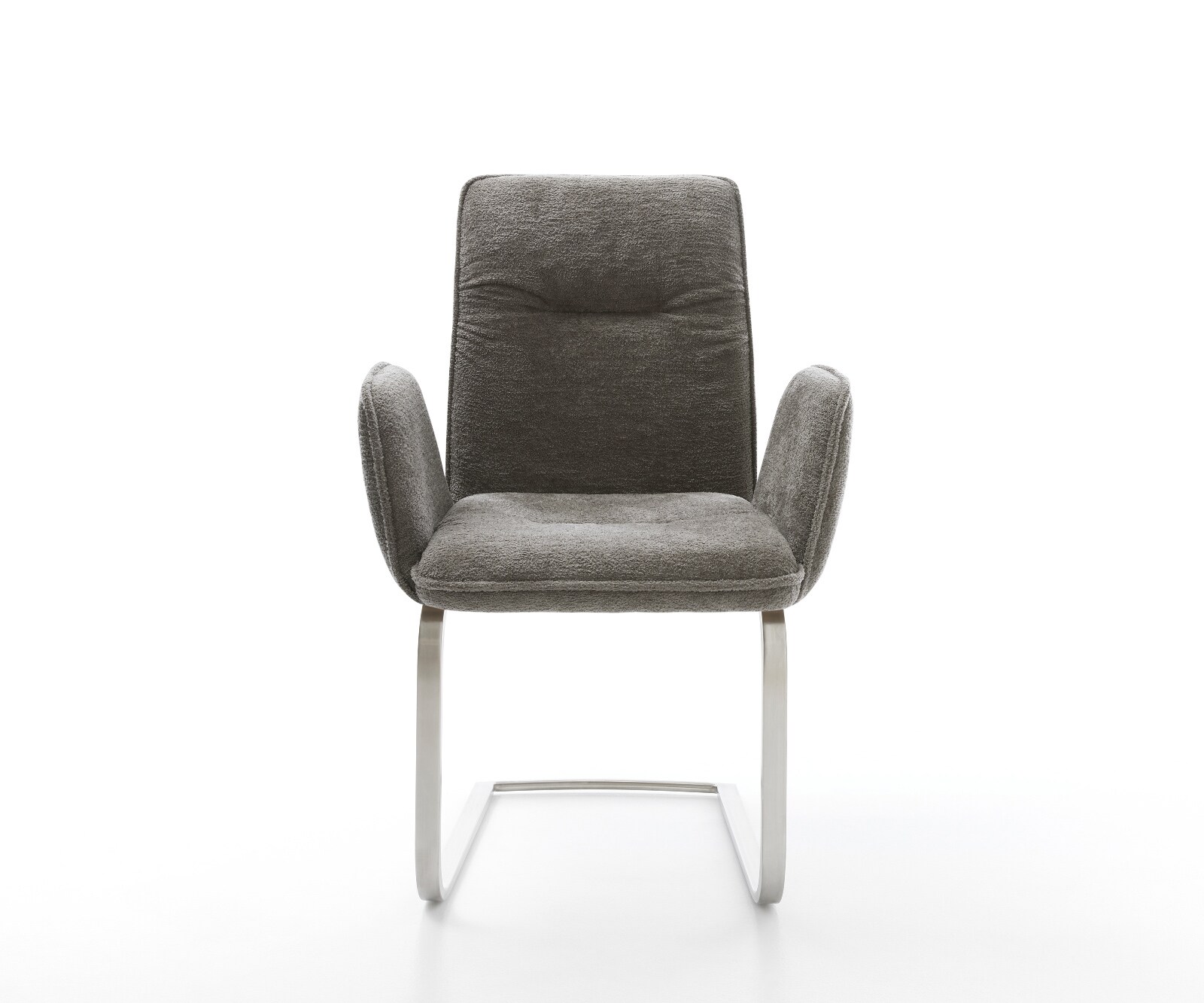 Sledemodel Vinja-Flex bouclé zacht mud sledemodel vlak roestvrij staal 2