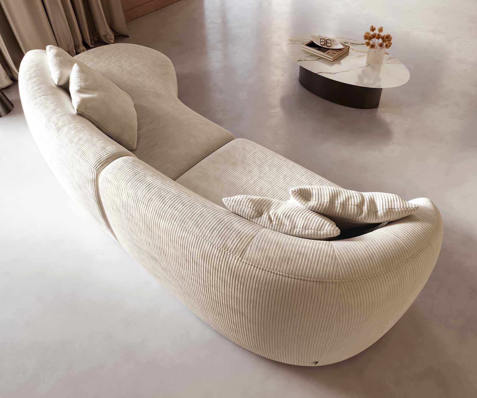 Zitbank Mairi 330x160 cm Snoer Beige 4