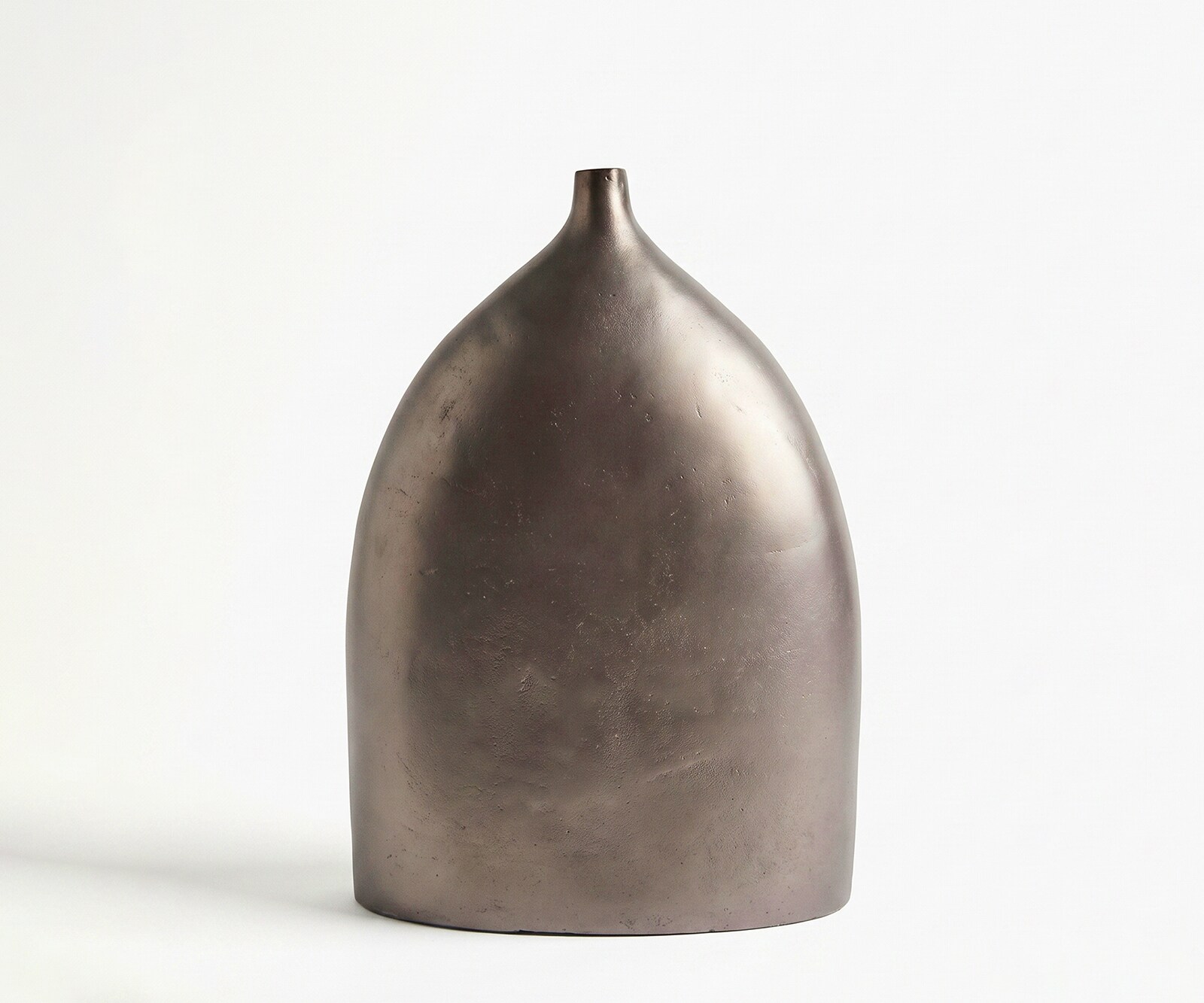 Vaas Ogiva B39 x D18 x H51 cm Aluminium Hämatit Gegoten