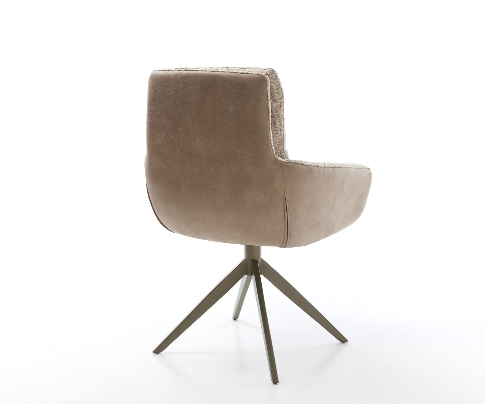 Draaistoel Abelia-Flex met armleuning materiaalmix mud kruisframe breed afwerking met titanium 360° draaibaar 4 Draaistoel Abelia-Flex met armleuning materiaalmix mud kruisframe breed afwerking met titanium 360° draaibaar 4