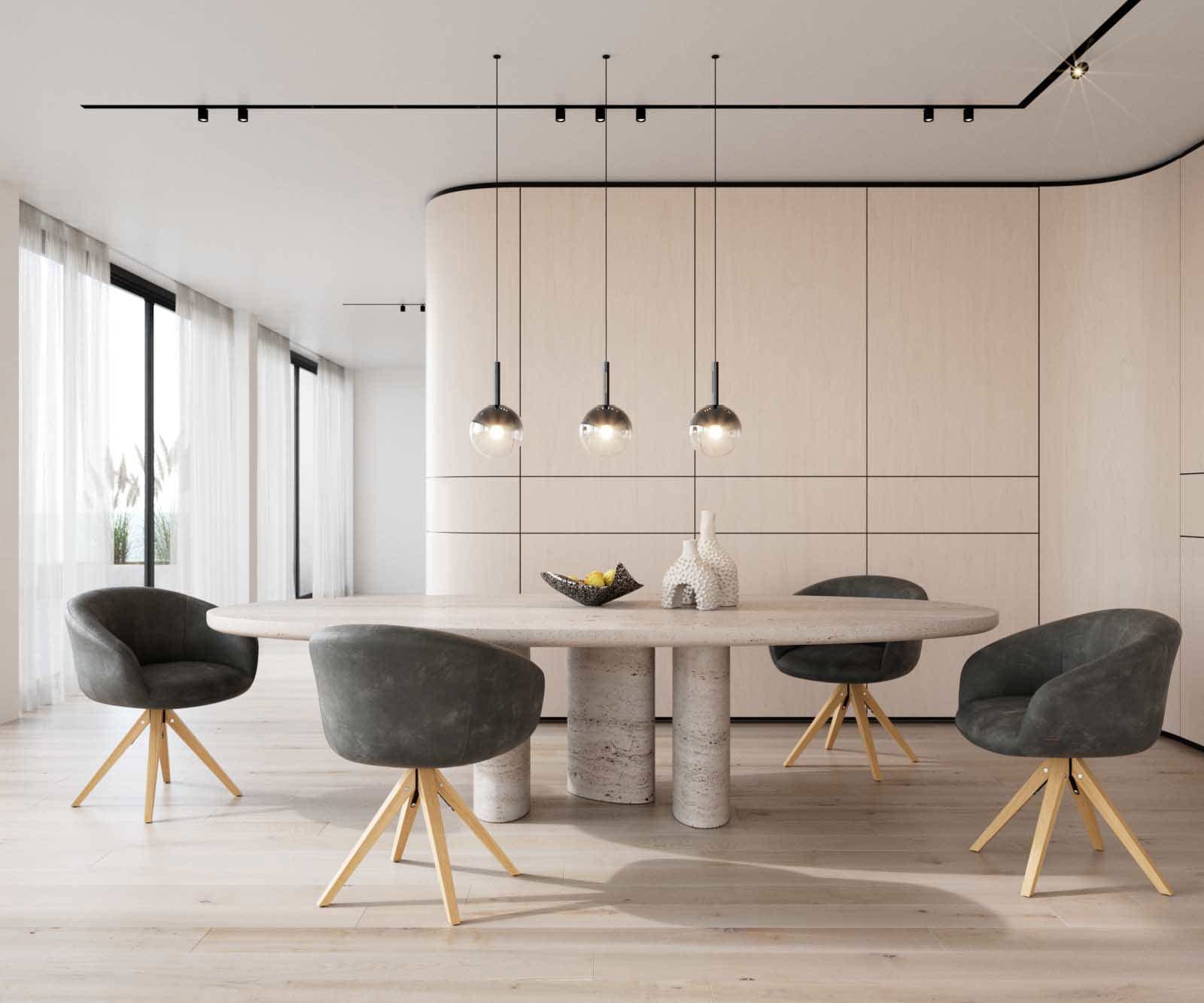 Draaistoel Vinka-Flex met armleuning microvelours antraciet vintage houten frame hoekig natuur 180° draaibaar pocketveer kern 5 Draaistoel Vinka-Flex met armleuning microvelours antraciet vintage houten frame hoekig natuur 180° draaibaar pocketveer kern 5