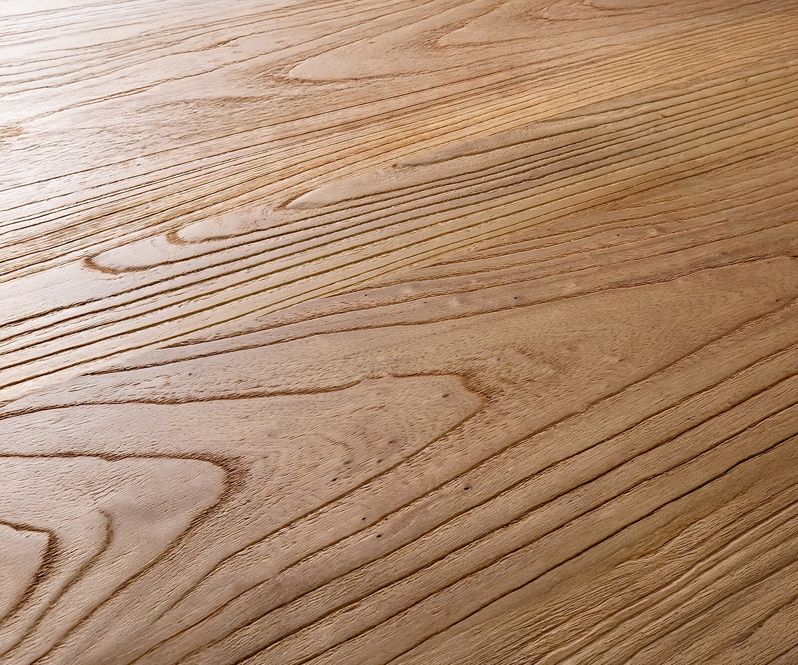 Dressoir Giacinto 180 cm natuur iep 4 deuren L-onderstel zwart 2