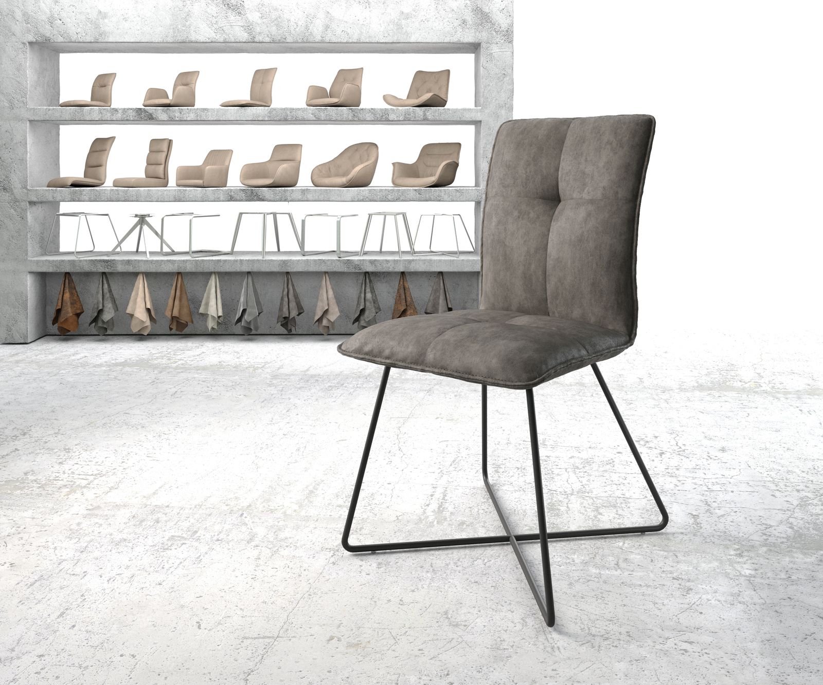  Eetkamerstoel Maddy-Flex gestoffeerde stoel 4