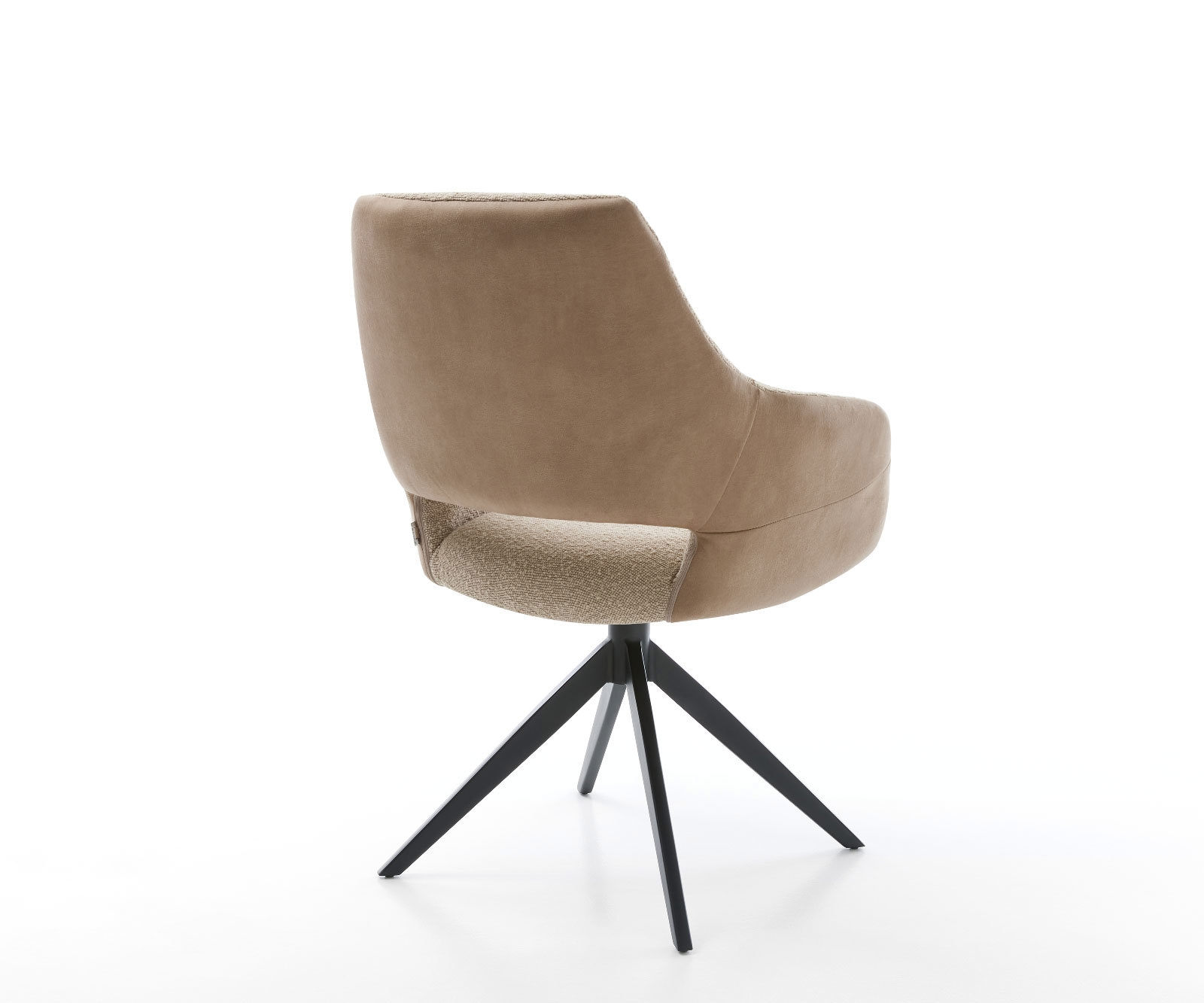 Draaistoel Yago-Flex met armleuning materiaalmix mud kruisframe breed zwart 360° draaibaar rocker-functie pocketveer kern 4 Draaistoel Yago-Flex met armleuning materiaalmix mud kruisframe breed zwart 360° draaibaar rocker-functie pocketveer kern 4