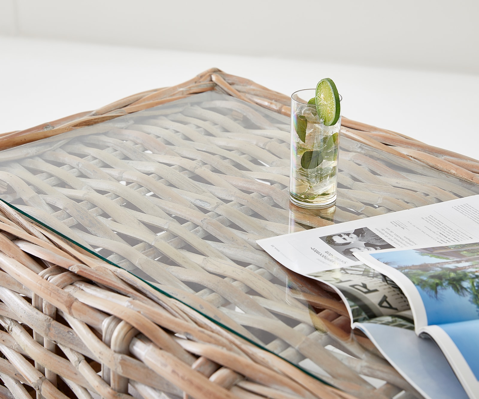 Loungetafel Nizza 133x73x51 Rotan witgewassen glazen blad loungetafel 3 Loungetafel Nizza 133x73x51 Rotan witgewassen glazen blad loungetafel 3