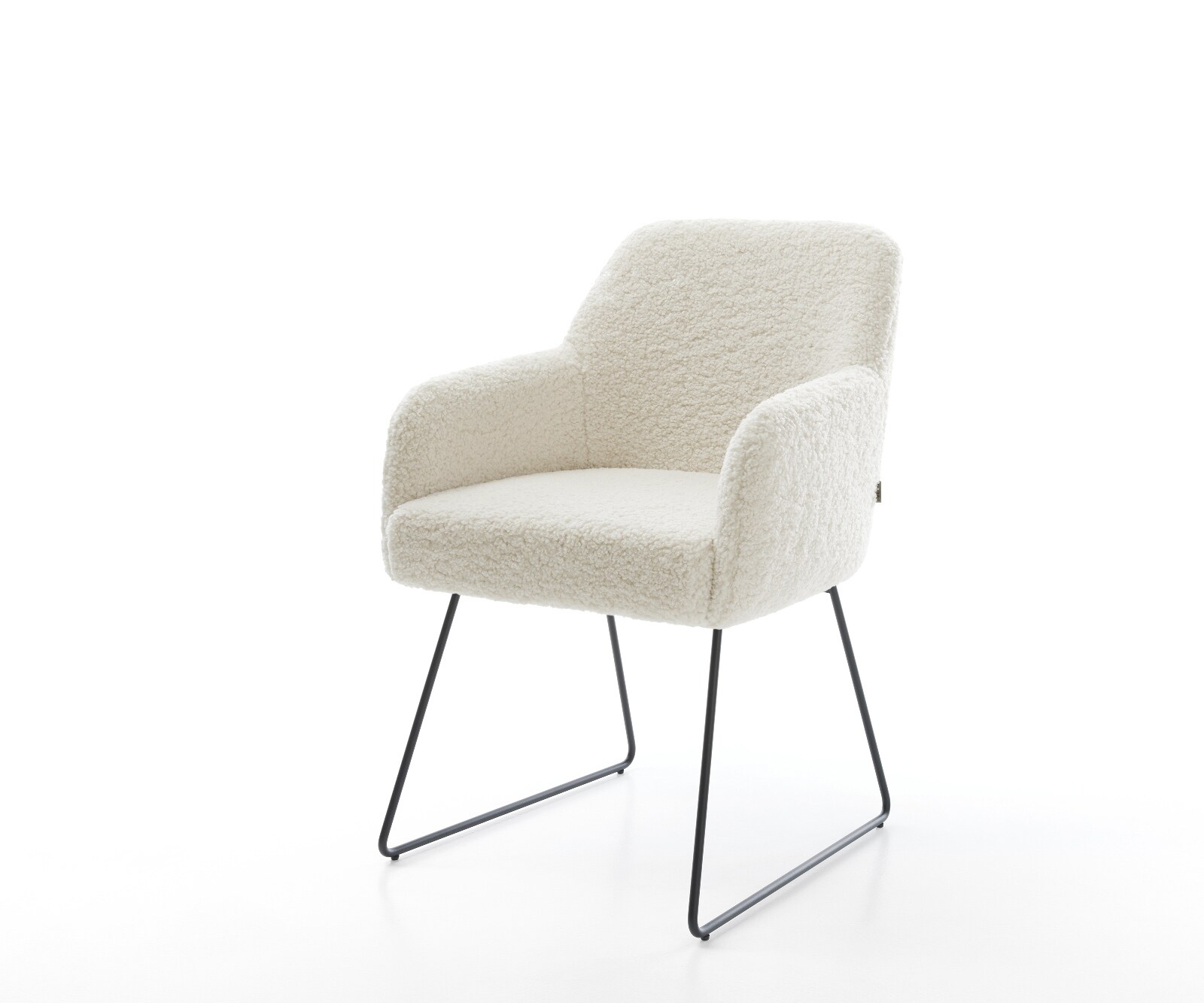 Eetkamerstoel Greg-Flex teddy beige slipframe zwart pocketveer kern 1