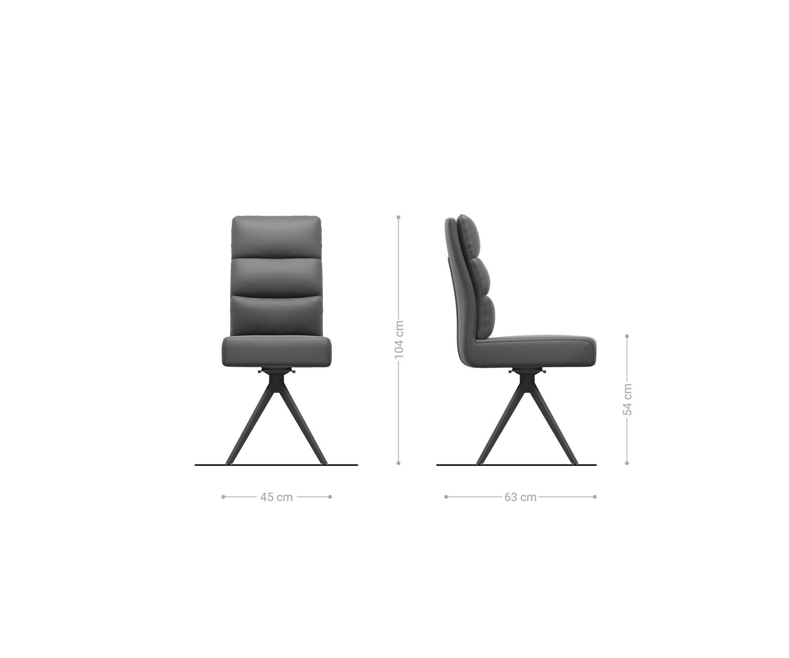 Eetkamerstoel Pela-Flex echt leer zwart kruisframe hoekig zwart pocketveer kern 5 Eetkamerstoel Pela-Flex echt leer zwart kruisframe hoekig zwart pocketveer kern 5