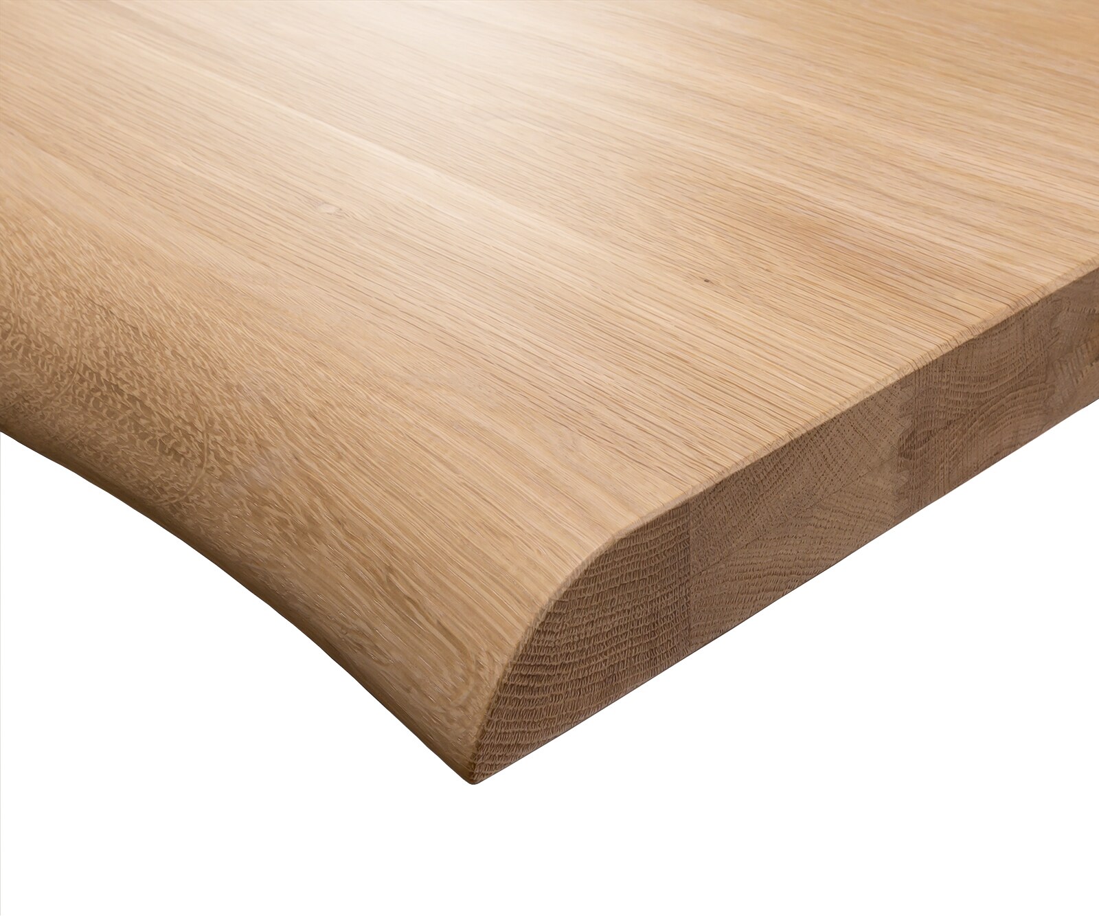 Eettafelblad Edge 300x100x2,5+2,5 eiken natuur gelakt Live-Edge 4