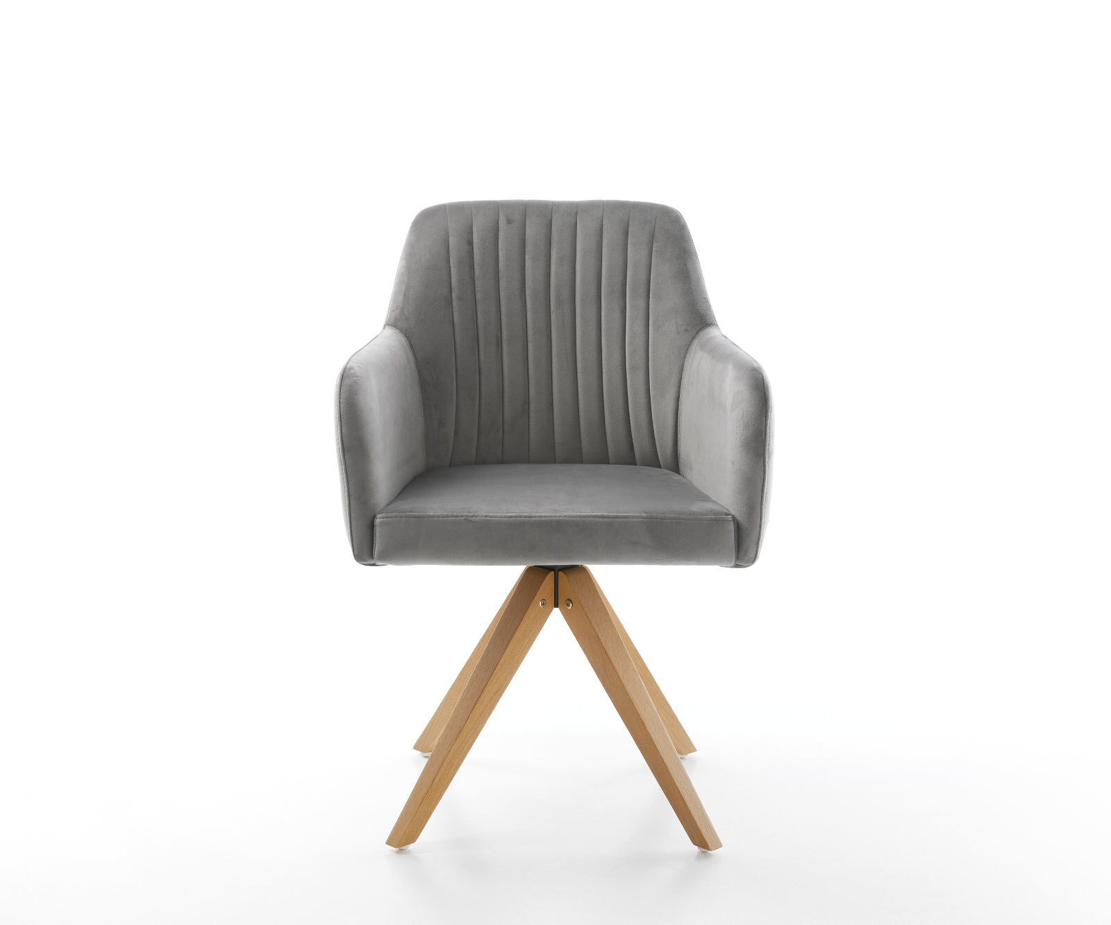 Eetkamerstoel Greg-Flex fluweel grijs houten frame hoekig natuur pocketveer kern 1 Eetkamerstoel Greg-Flex fluweel grijs houten frame hoekig natuur pocketveer kern 1