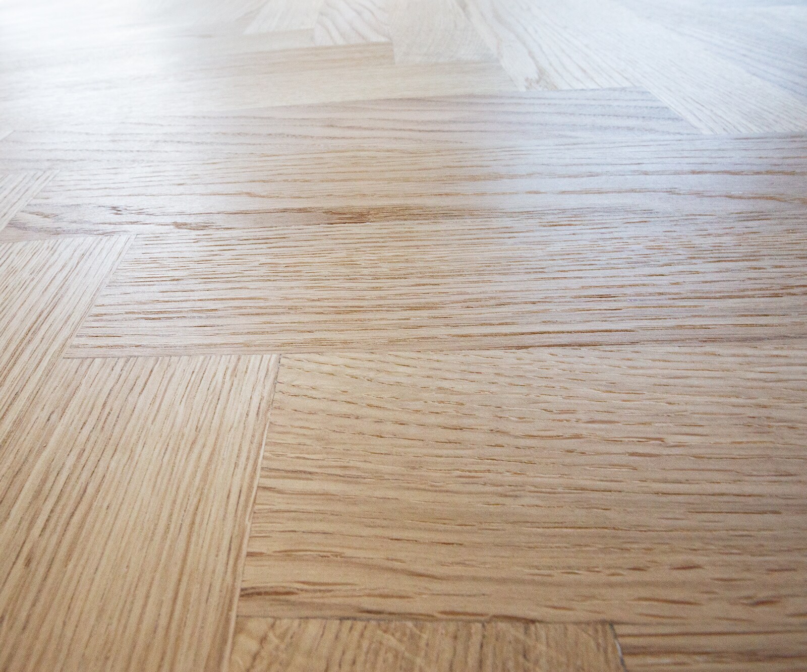 Eettafelblad Edge-Pure 200x100 cm sterkte 2/2 cm eiken natuur Fishbone 2