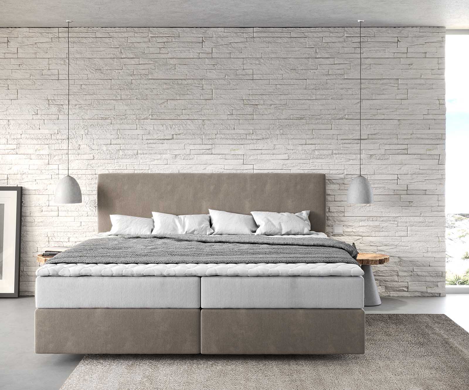 Boxspringbed Dream-Well microvezel beige 200x200 cm met pocketveringmatras en Visco topper
Boxspringbed Dream-Well microvezel beige 200x200 cm met pocketveringmatras en Visco topper 1