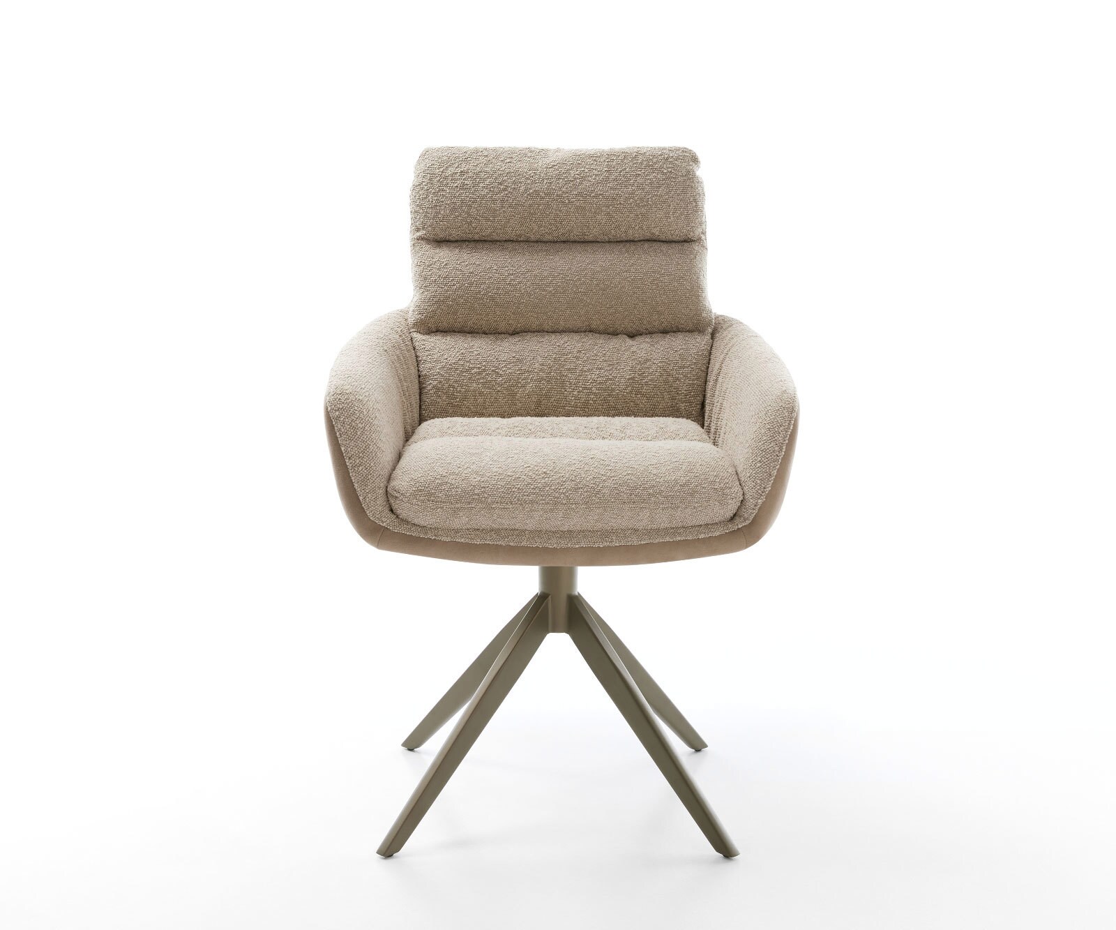 Draaistoel Abelia-Flex met armleuning materiaalmix mud kruisframe breed afwerking met titanium 360° draaibaar 1 Draaistoel Abelia-Flex met armleuning materiaalmix mud kruisframe breed afwerking met titanium 360° draaibaar 1