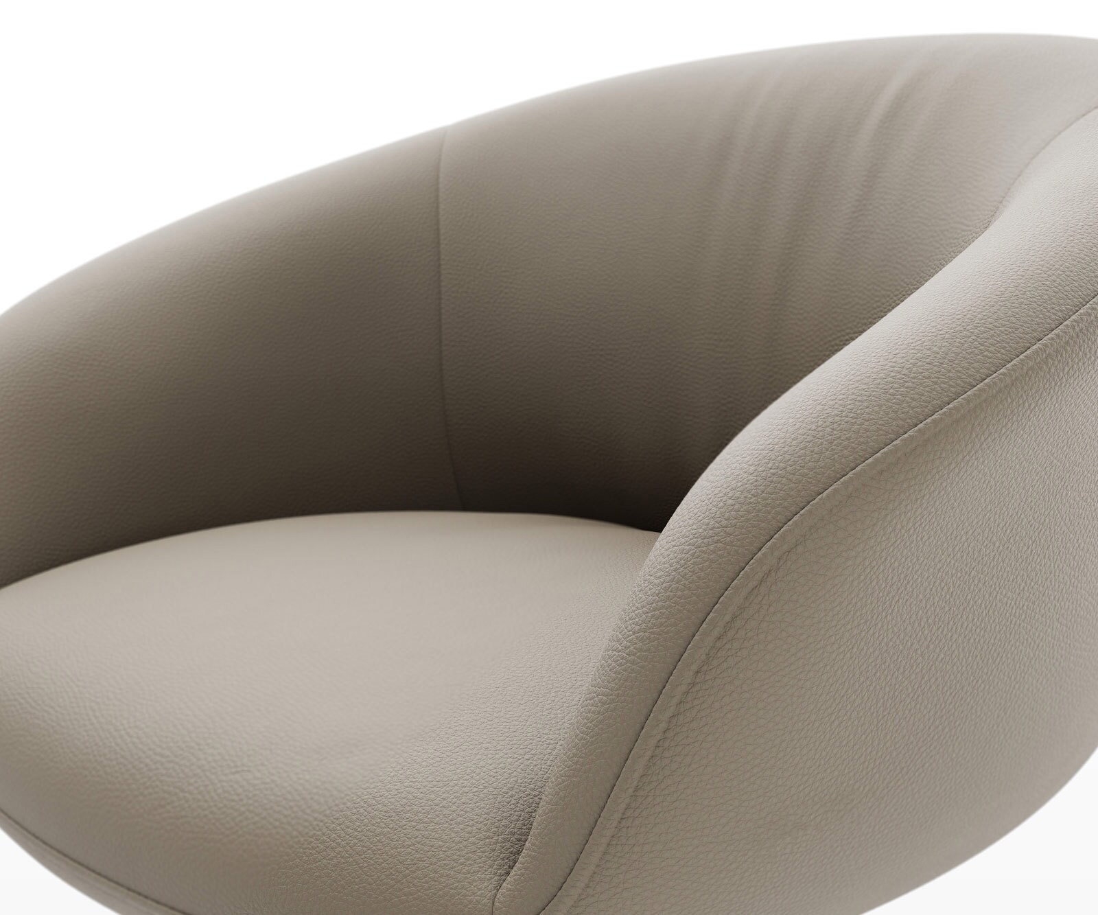 Draaistoel Vinka-Flex met armleuning echt leer mud kruisframe breed zwart 360° draaibaar rocker-functie pocketveer kern 3