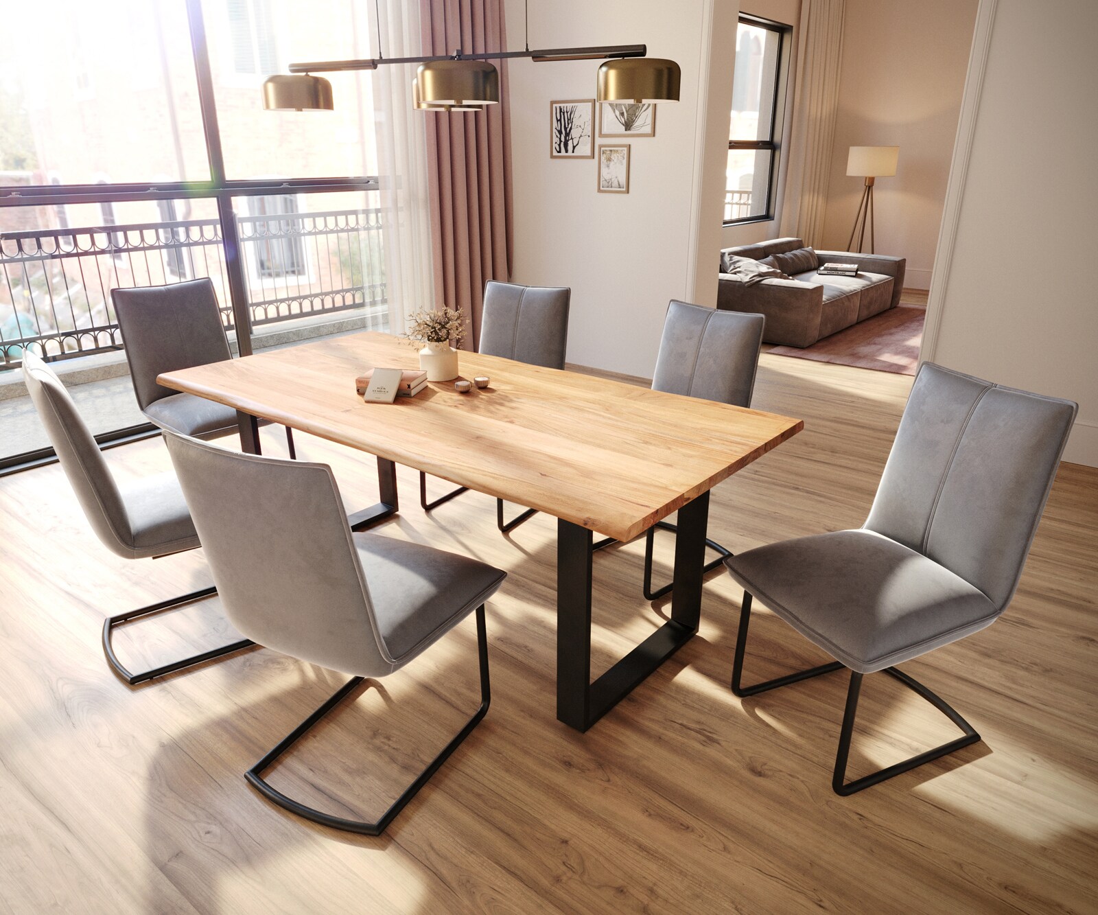 Sledemodel Lelio-Flex fluweel grijs sledemodel rond zwart pocketveer kern 3 Sledemodel Lelio-Flex fluweel grijs sledemodel rond zwart pocketveer kern 3