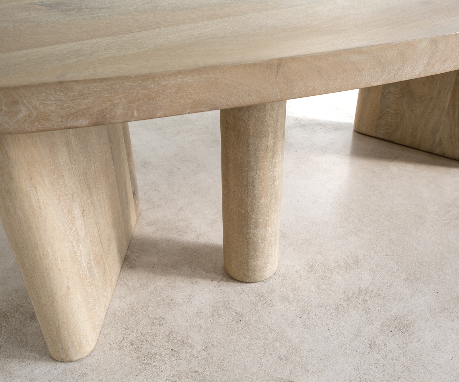 Salontafel Wido 110x50 cm Mango White Wash 5 Salontafel Wido 110x50 cm Mango White Wash 5