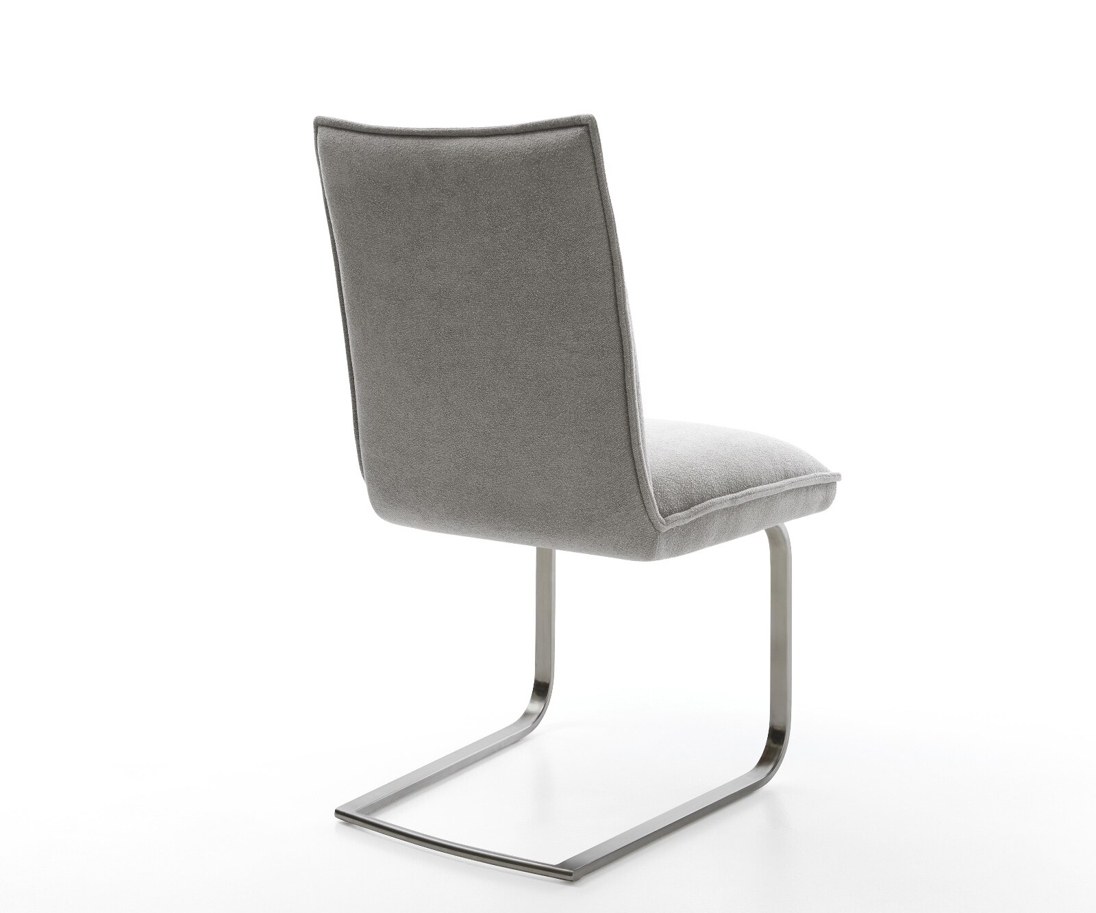 Sledemodel Lelio-Flex zachte stof met structuur grijs sledemodel vlak grafiet pocketveer kern 5