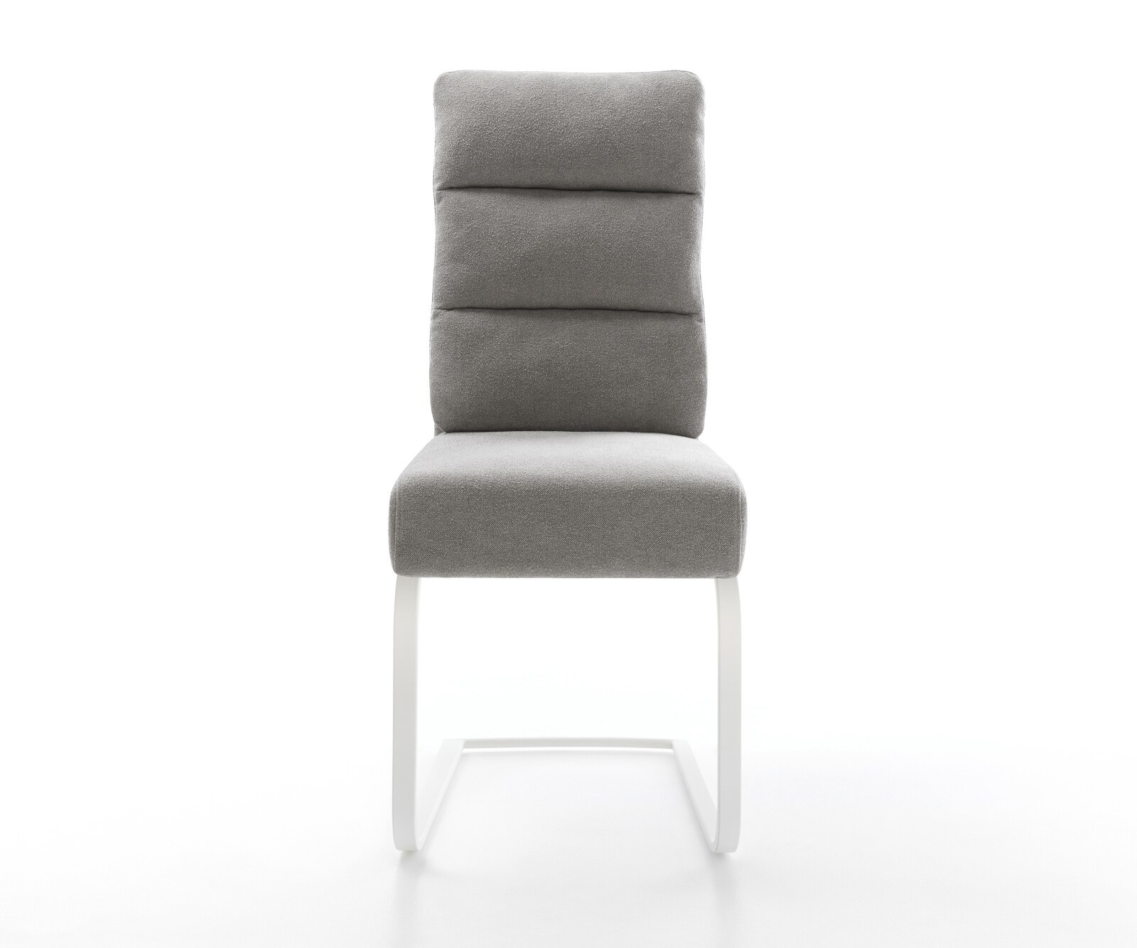 Sledemodel Pela-Flex zachte stof met structuur grijs sledemodel vlak wit pocketveer kern 2