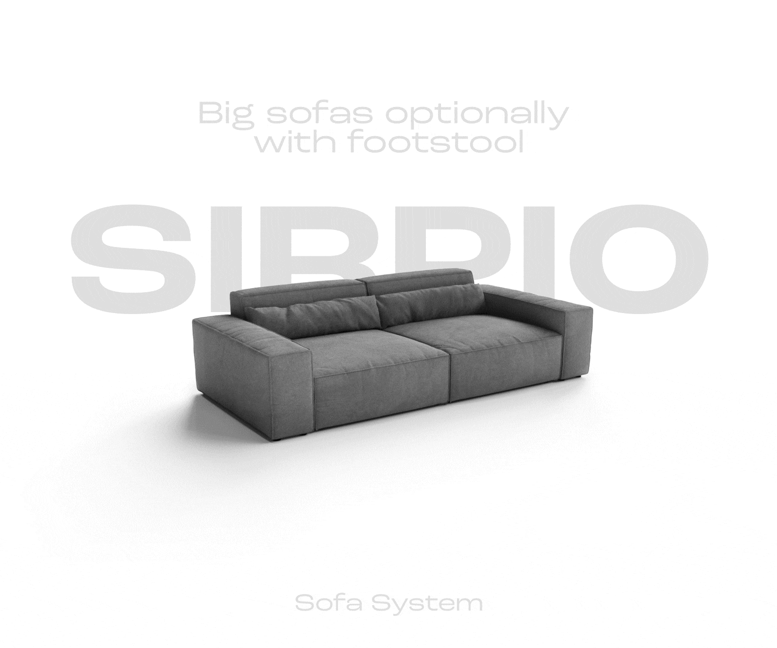 Hoekbank Sirpio XL 370x170 cm microvezel zwart recamiere variabele 8