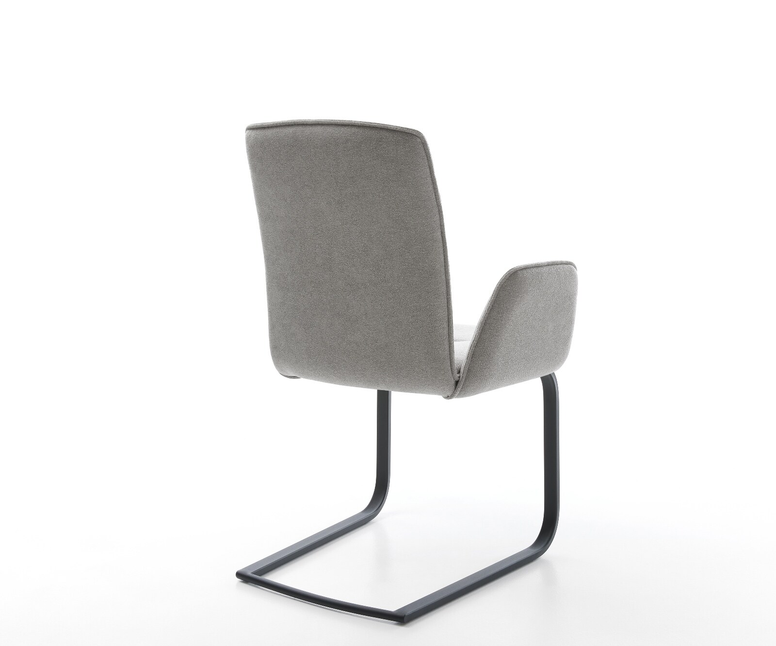 Sledemodel Vinja-Flex zachte stof met structuur grijs sledemodel vlak zwart 5