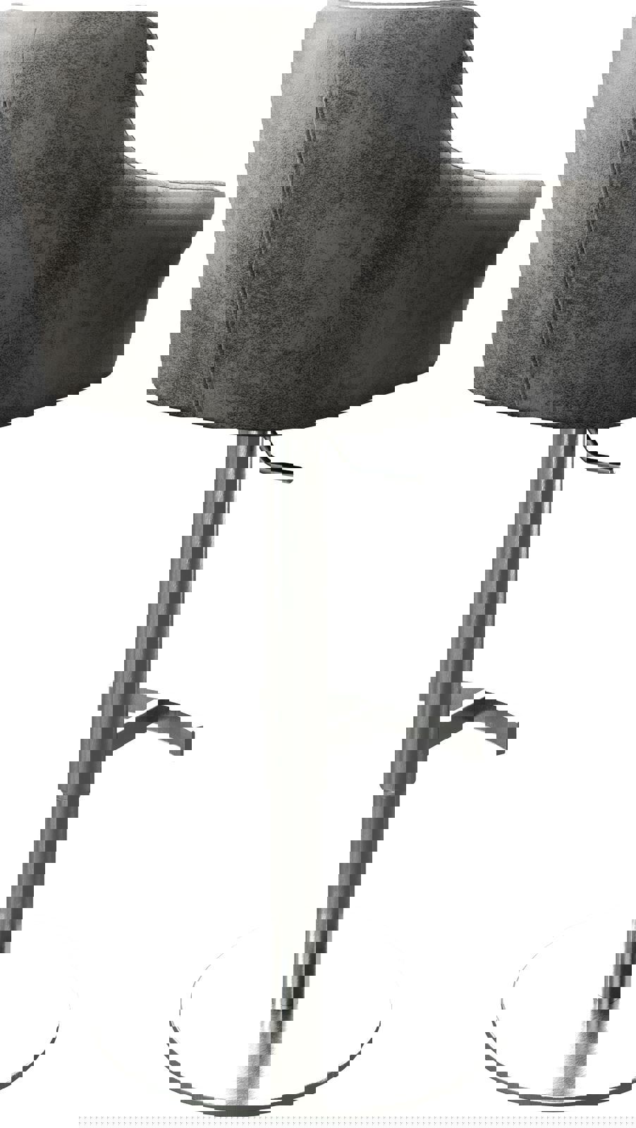 Barstoel Yulo-Flex vintage grijs draaivoet hoogteverstelbaar roestvrijstaal 4 Barstoel Yulo-Flex vintage grijs draaivoet hoogteverstelbaar roestvrijstaal 4