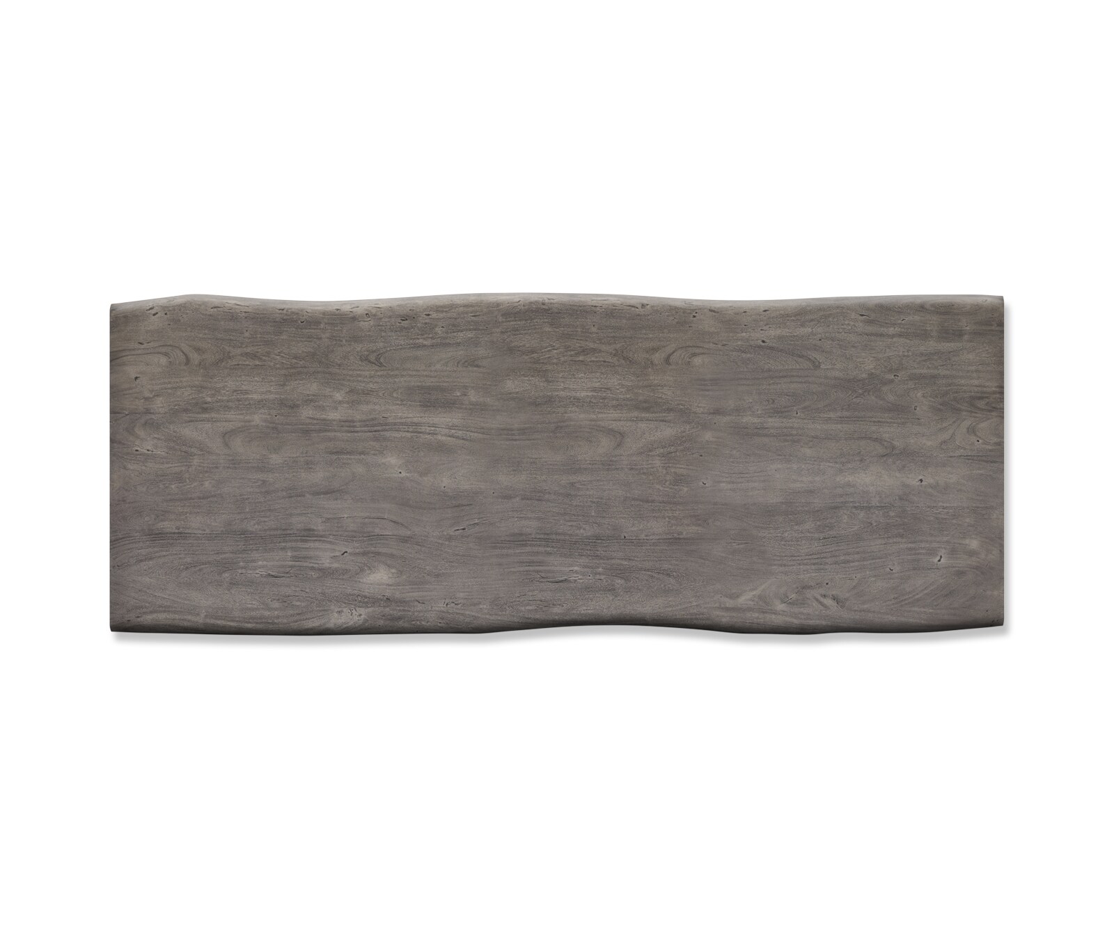 Eettafel Edge 260x100 acacia platina roestvrijstaal breed Live-Edge 4