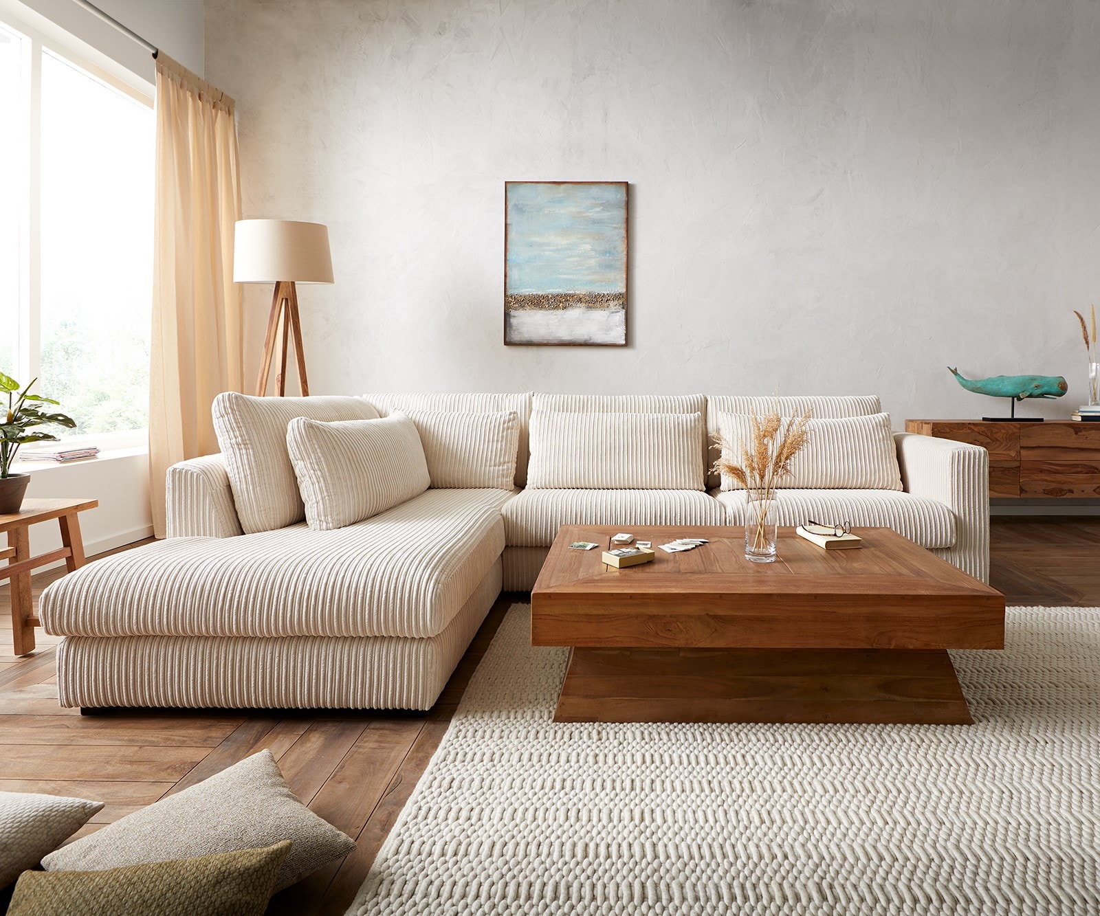 Hoekbank Isla 330x225 cm mit ottoman 1 Hoekbank Isla 330x225 cm mit ottoman 1