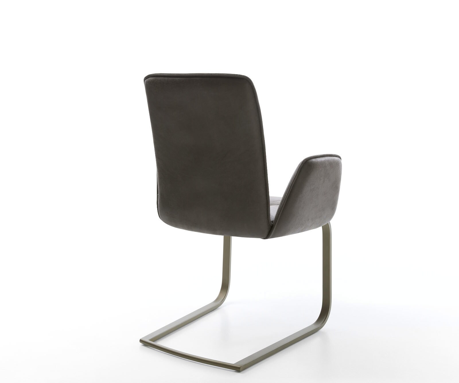 Sledemodel Vinja-Flex microvelours antraciet vintage sledemodel vlak afwerking met titanium 4
