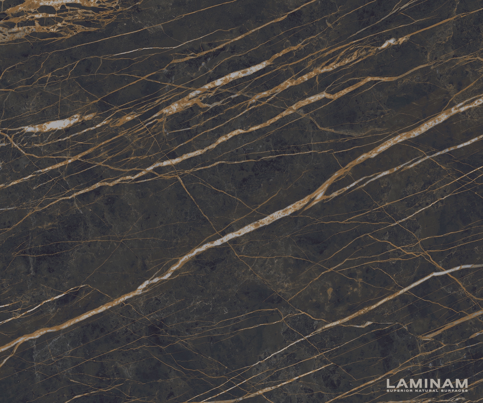 Eettafel Edge 300x100cm Laminam® keramiek bruin middenpoot vlak staal zilver 1 Eettafel Edge 300x100cm Laminam® keramiek bruin middenpoot vlak staal zilver 1