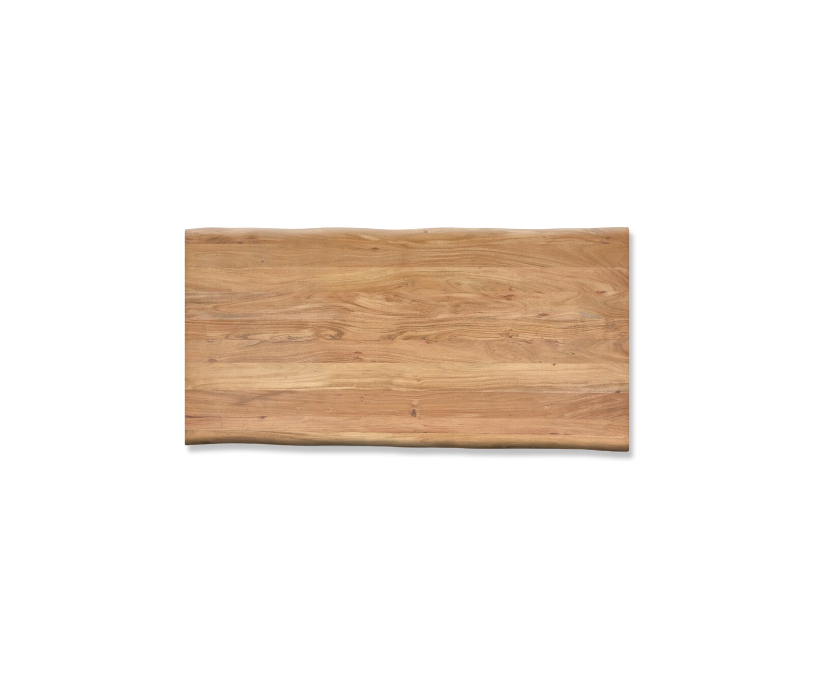 Eettafel Edge 180x90 XL acacia natuur skidframe zwart Live-Edge 3