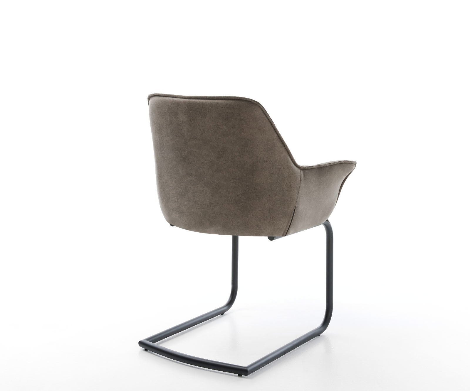 Sledemodel Kaira-Flex microvelours taupe vintage sledemodel rond zwart 4 Sledemodel Kaira-Flex microvelours taupe vintage sledemodel rond zwart 4