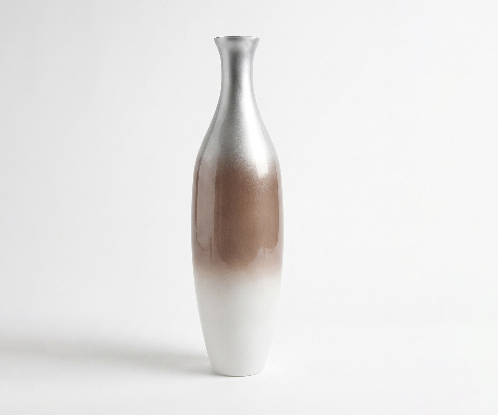 Vaas Nuvia B23 x D23 x H86 cm Glas Mokka Opal Handgemaakt
