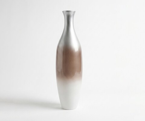 Vaas Nuvia B23 x D23 x H86 cm Glas Mokka Opal Handgemaakt
