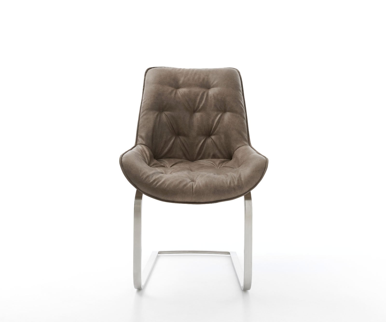 Sledemodel Taimi-Flex microvelours taupe vintage sledemodel vlak roestvrij staal 2 Sledemodel Taimi-Flex microvelours taupe vintage sledemodel vlak roestvrij staal 2