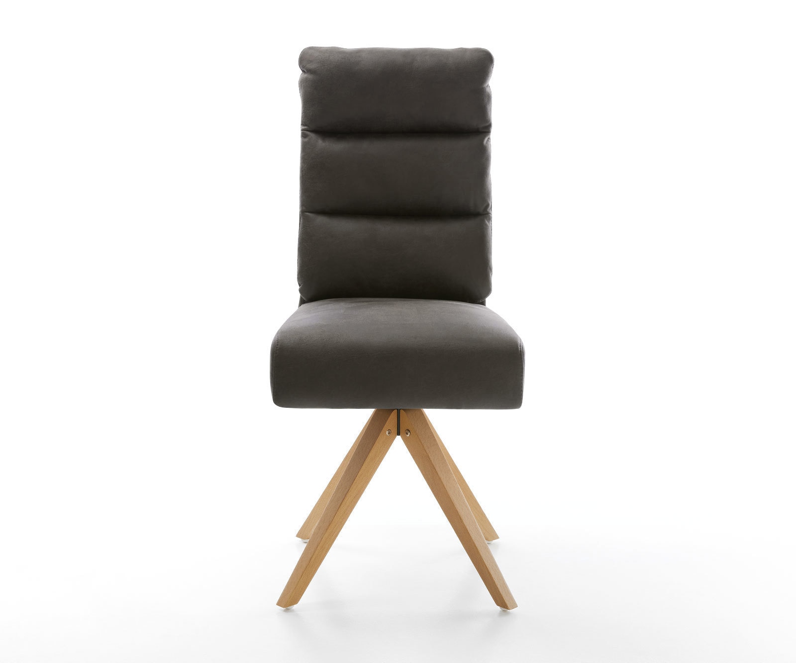 Eetkamerstoel Pela-Flex microvelours antraciet vintage houten frame hoekig natuur pocketveer kern 1 Eetkamerstoel Pela-Flex microvelours antraciet vintage houten frame hoekig natuur pocketveer kern 1