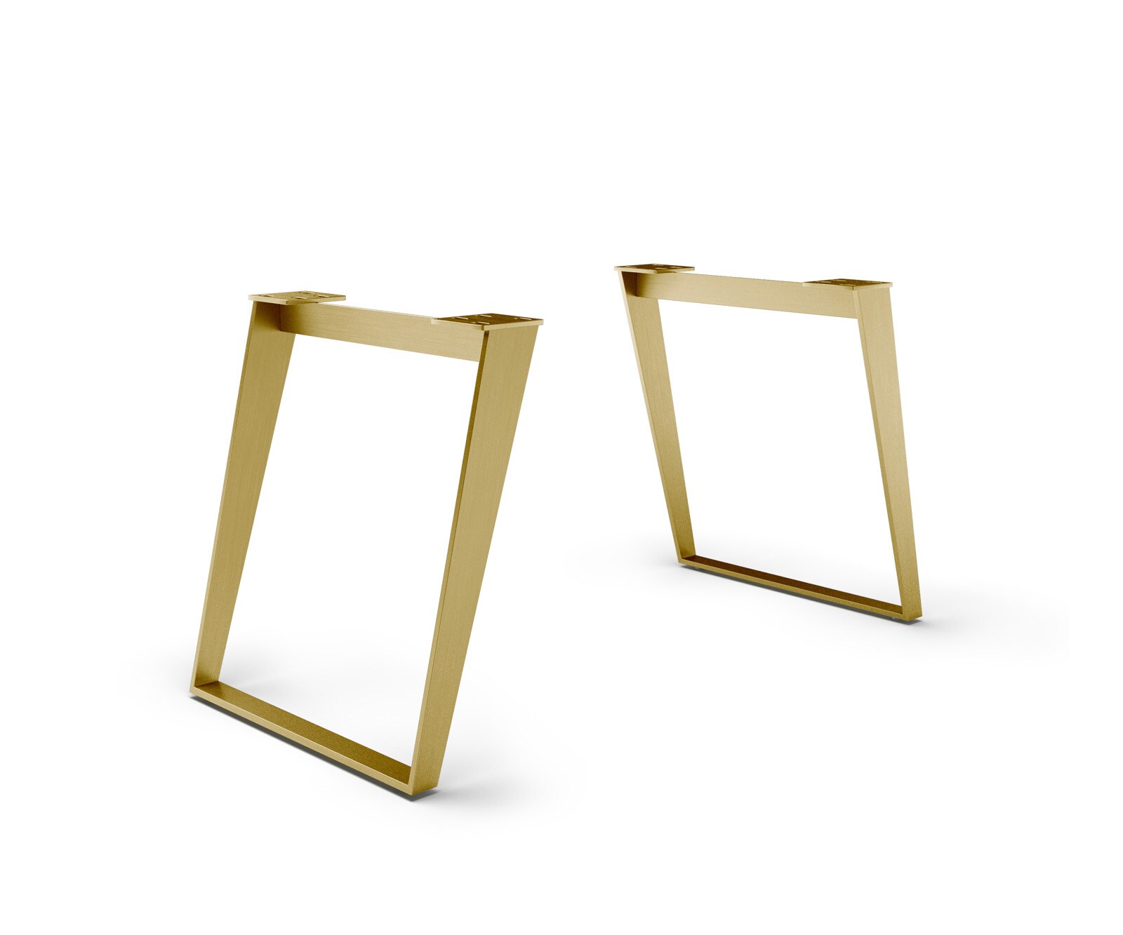 Tafelframe roestvrijstaal schuin (2er-Set) Tafelframe roestvrijstaal schuin (2er-Set)