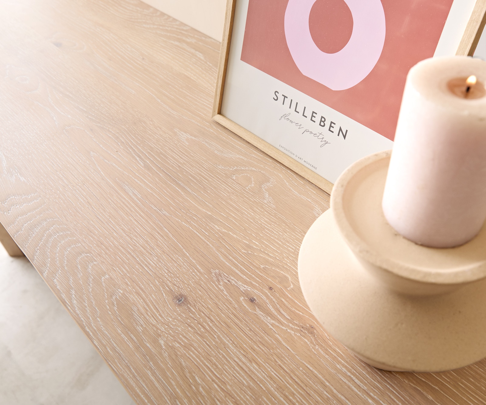 Dressoir Assuan 175 cm Gekalkte eik 4 deuren 1 vak 2 Dressoir Assuan 175 cm Gekalkte eik 4 deuren 1 vak 2