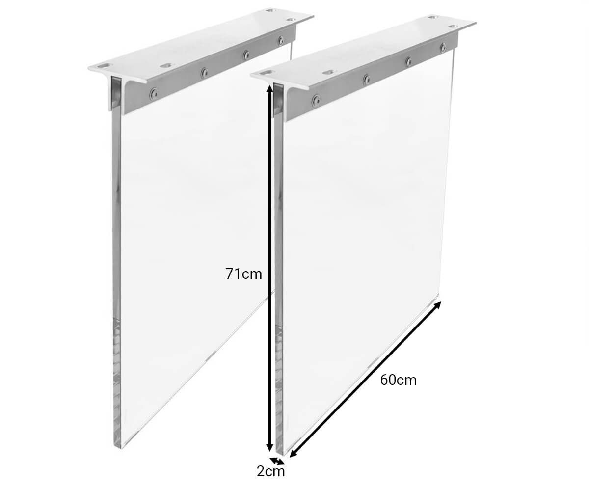 Tafelframe verre (2er-Set) 2