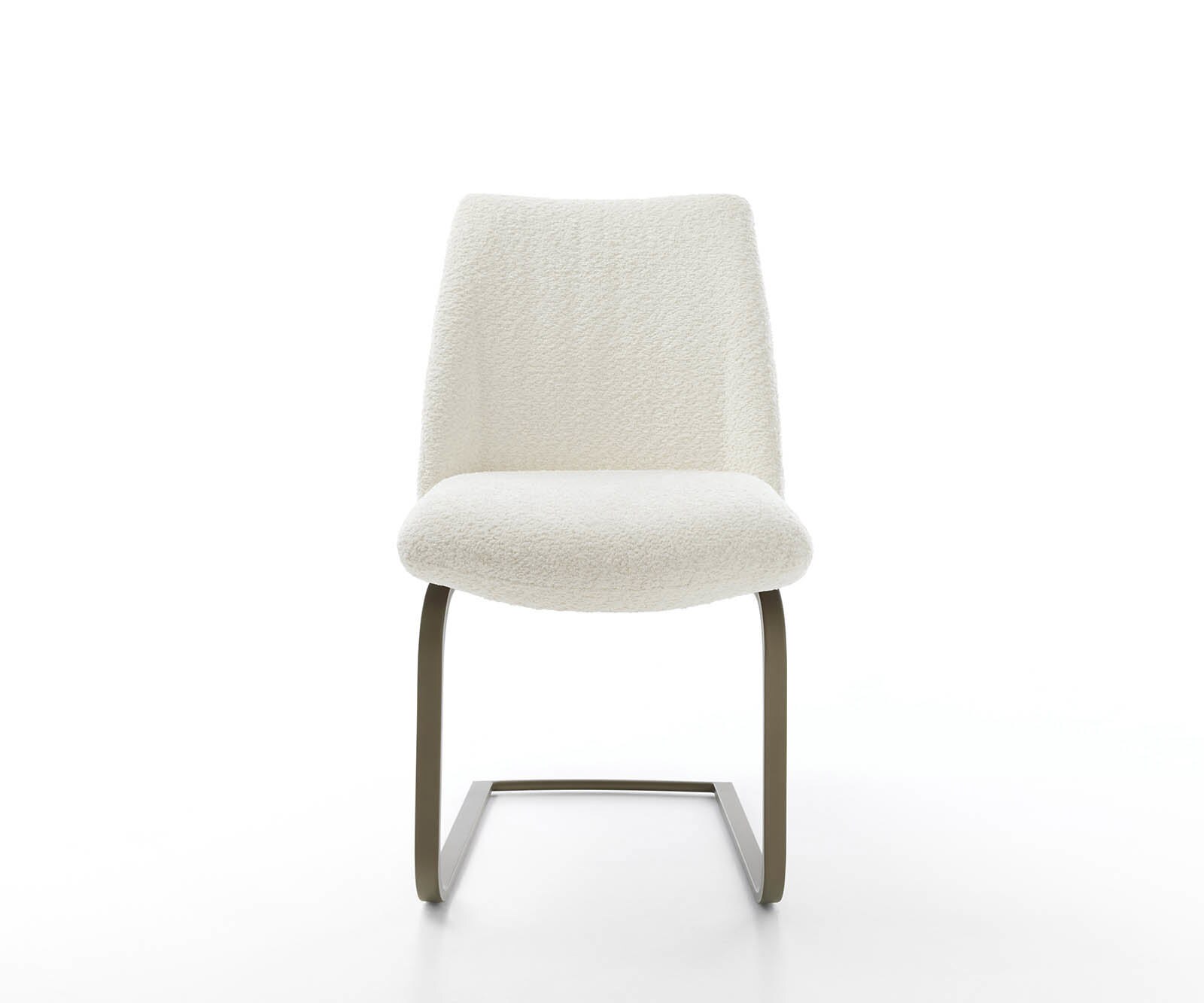 Sledemodel Elso-Flex bouclé wit sledemodel vlak afwerking met titanium pocketveer kern 1 Sledemodel Elso-Flex bouclé wit sledemodel vlak afwerking met titanium pocketveer kern 1