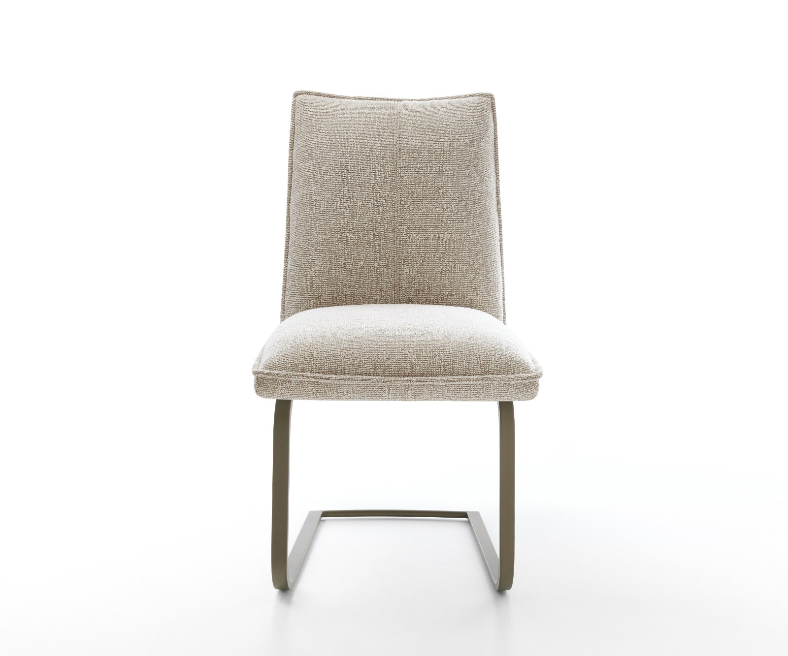 Sledemodel Lelio-Flex geweven stof beige sledemodel vlak afwerking met titanium pocketveer kern 1