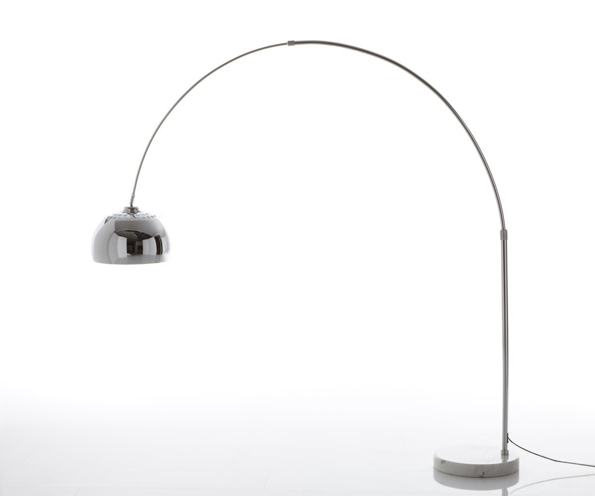  Vloerlamp Big-Deal Zilver in hoogte verstelbare booglamp 1