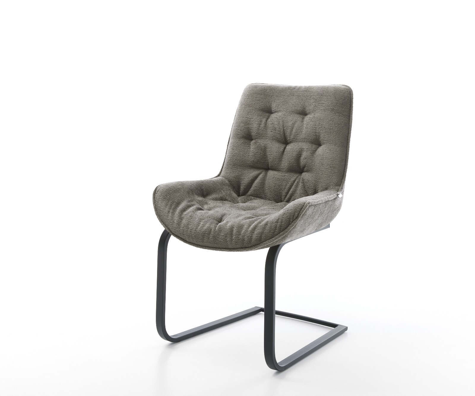 Sledemodel Taimi-Flex bouclé zacht mud sledemodel vlak zwart 1