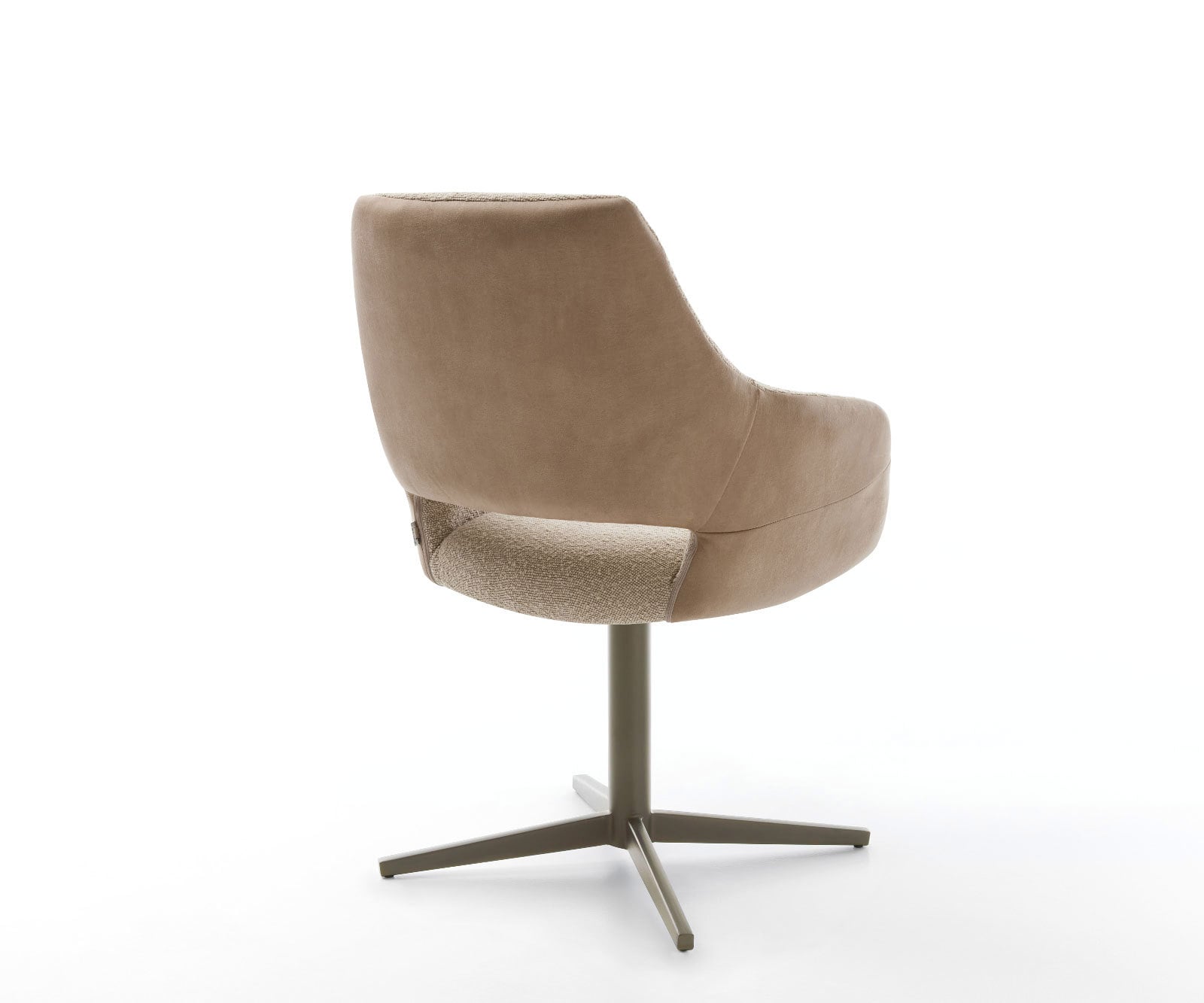 Draaistoel Yago-Flex met armleuning materiaalmix mud kruispoot afwerking met titanium 360° draaibaar pocketveer kern 4 Draaistoel Yago-Flex met armleuning materiaalmix mud kruispoot afwerking met titanium 360° draaibaar pocketveer kern 4