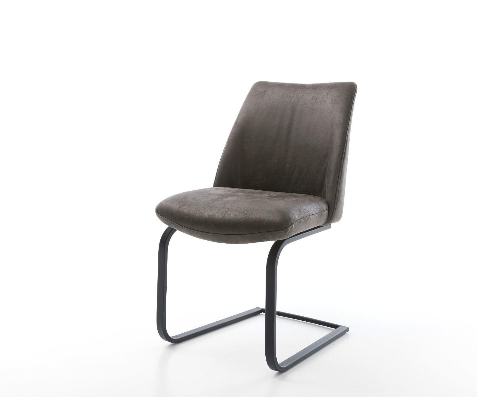 Sledemodel Elso-Flex microvelours antraciet vintage sledemodel vlak zwart pocketveer kern 1