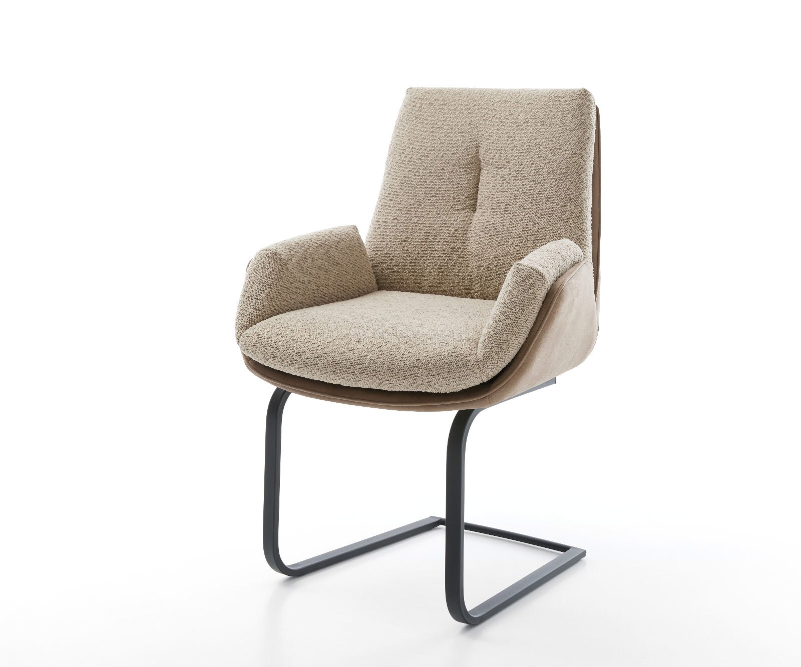 Sledemodel Clea-Flex materiaalmix mud sledemodel vlak zwart
