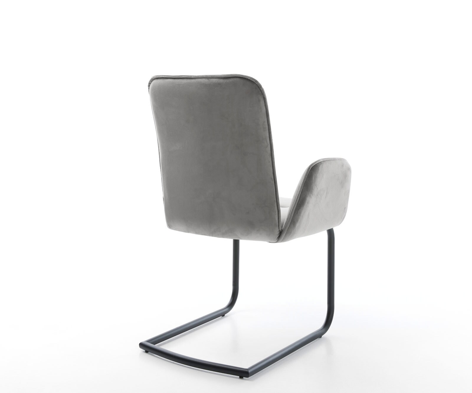 Sledemodel Vinja-Flex fluweel grijs sledemodel rond zwart 4 Sledemodel Vinja-Flex fluweel grijs sledemodel rond zwart 4